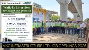 URC Construction Careers 2026: Apply for Site Engineer and QAQC Engineer Walk-In Interview | Civil Engineering Jobs