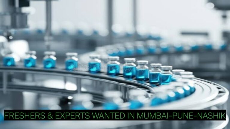Urgent Pharma Mega Drive: Freshers & Experts Wanted in Mumbai-Pune-Nashik