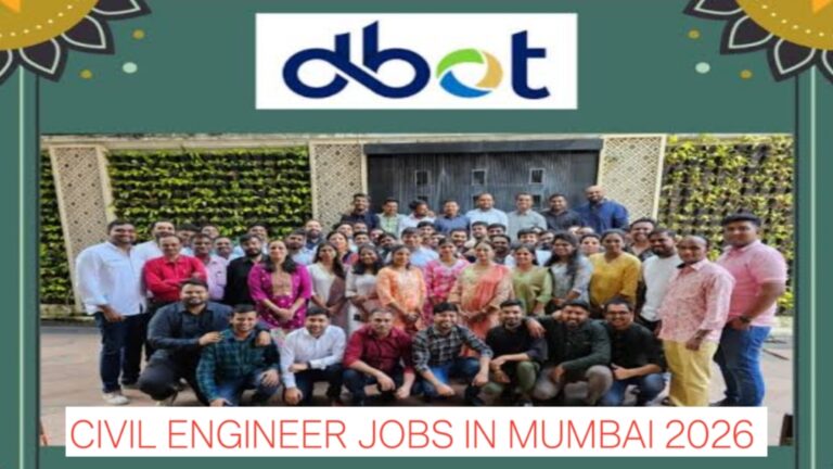 Civil Engineer Jobs in Mumbai 2026 | Jr Engineer Role | Construction & RCC Experience Required