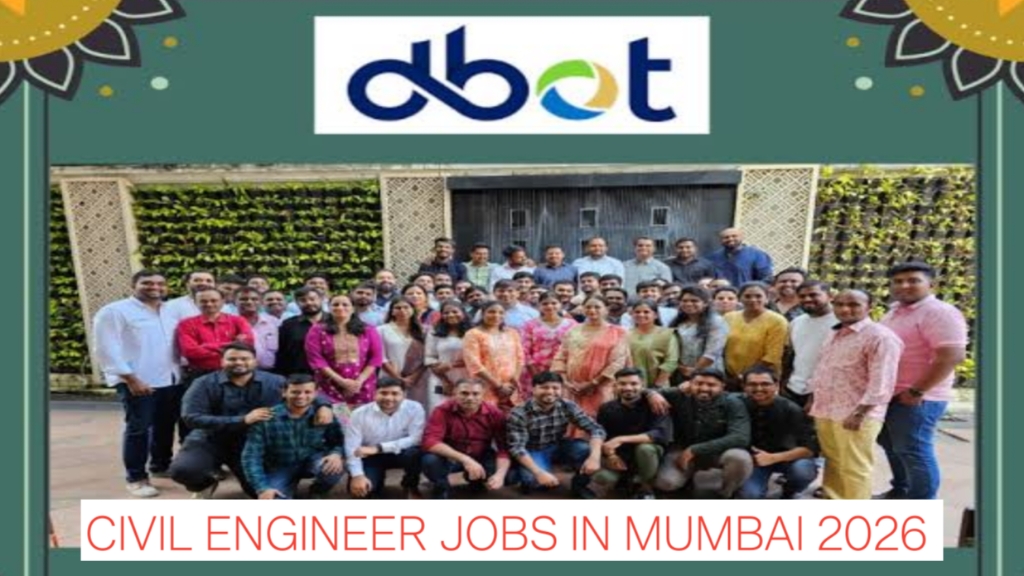Civil Engineer Jobs in Mumbai 2026 | Jr Engineer Role | Construction & RCC Experience Required